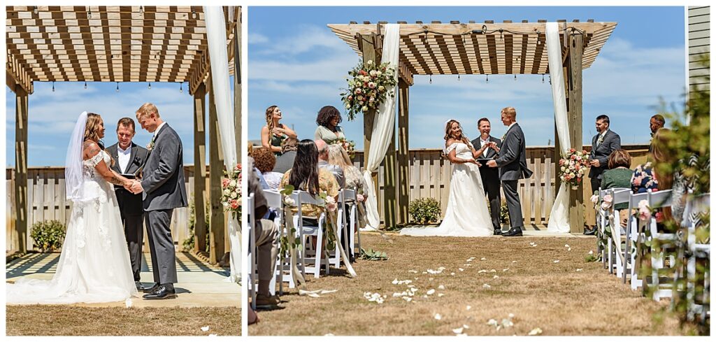 Haven on the Banks Outer Banks wedding ceremony